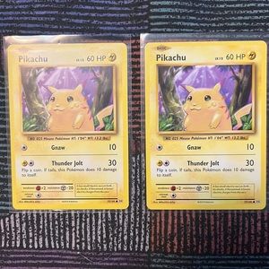 X2 pikachu cards nm/m 50+ cards